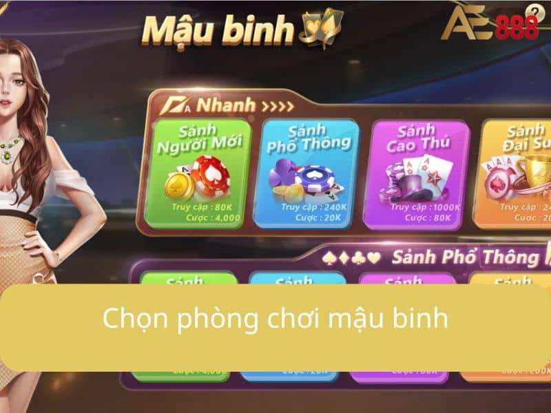 Chọn phòng chơi mậu binh theo mức cược phù hợp Chọn phòng chơi mậu binh theo mức cược phù hợp